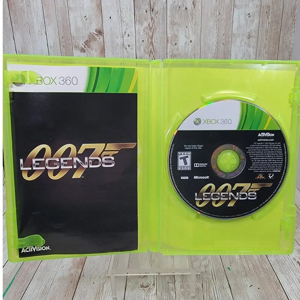 007 Legends Microsoft Xbox 360, 2012, Complete with Manual